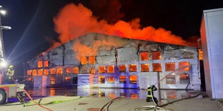 Polonya’da çiftlikte yangın: 100 binden fazla tavuk öldü