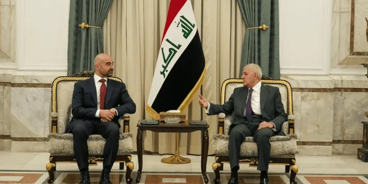 Bafil Talabani, Irak Cumhurbaşkanı ile görüştü