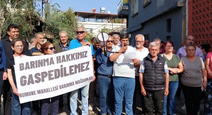 Mahalle heyelan riski gerekçesiyle boşaltılıyor, yurttaşlar tepkili