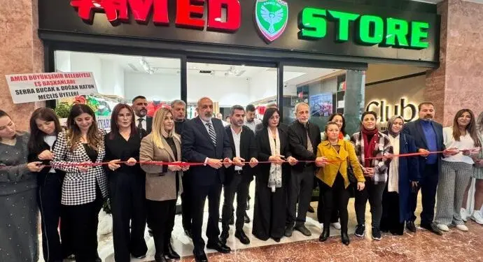 Amedspor, 4’üncü store mağazasını açtı