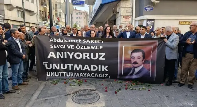 Abdulsamet Sakık katledilişinin 33’üncü yılında anıldı