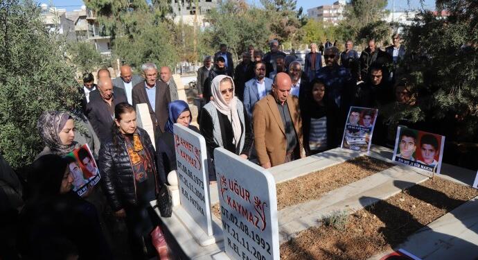 Uğur Kaymaz ve babası mezarları başında anıldı