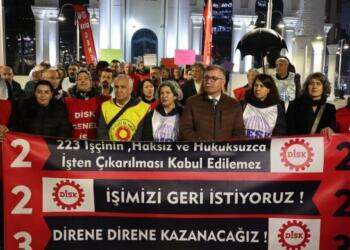 Wan’da 223 işçinin başlattığı direniş 121’nci gününde devam etti