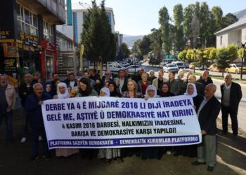 Bedlîs’te kayyım protestosu