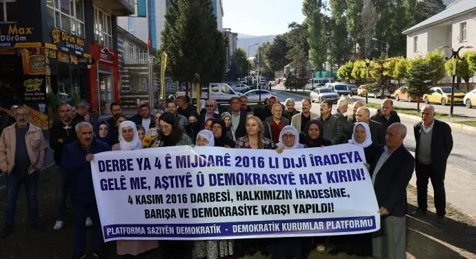 Bedlîs’te kayyım protestosu