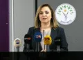 DEM Parti Sözcüsü açıklamalarda bulunuyor