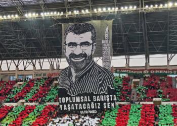 Amedspor kareografi ile Tahir Elçi’yi andı