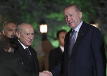 Erdoğan ile Bahçeli bir araya geldi