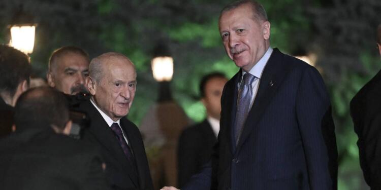 Erdoğan ile Bahçeli bir araya geldi