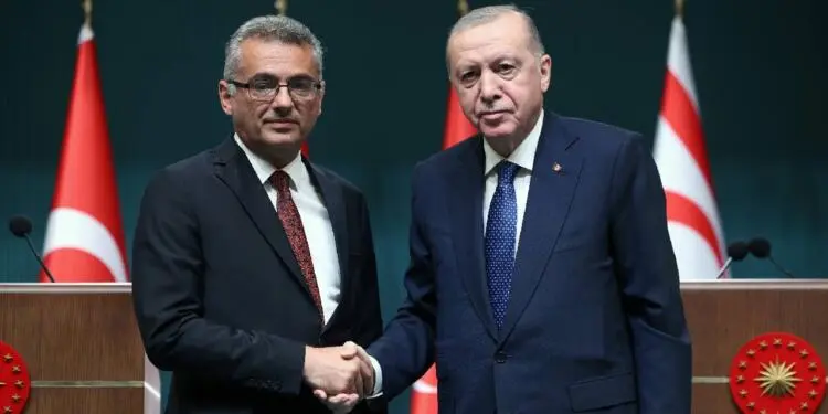 Erdoğan Erhürman’la görüştü: İki devletli çözüm vurgusu