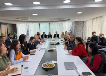 DEM Parti Eş Genel Başkanları, Demokratik Yerel Yönetimler Kurulu ile bir araya geldi