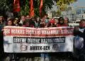 Şık Makas işçileri Bakanlık önünde eylemde