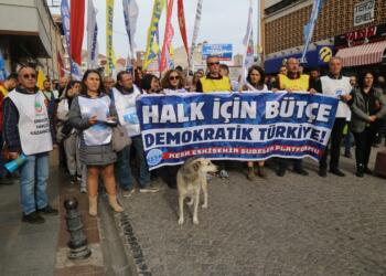 Emekçilerden ‘Halk için bütçe demokratik Türkiye’ yürüyüşü