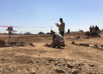 Humus’ta toplu mezar bulundu