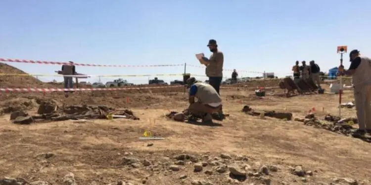 Humus’ta toplu mezar bulundu