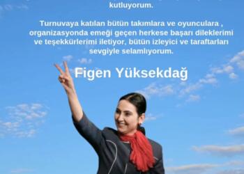 Yüksekdağ Önder adına yapılan turnuvaya mesaj gönderdi