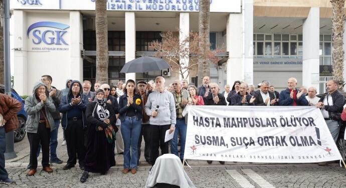 İHD İzmir Şube Eşbaşkanı: Hasta mahpuslar tahliye edilmeli