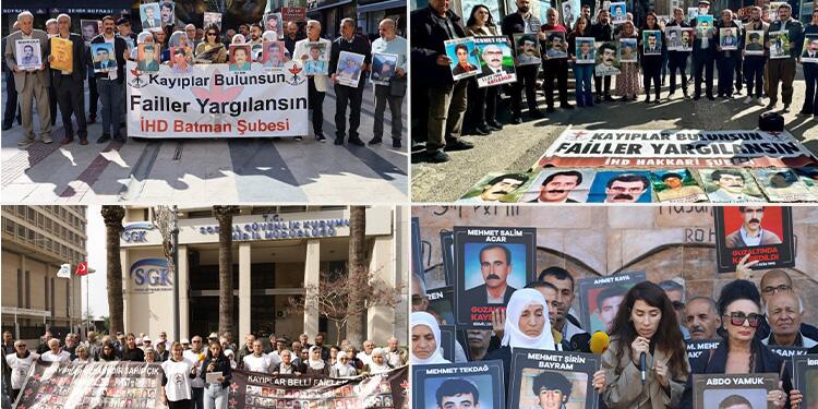 4 kentte kayıpların akıbeti soruldu