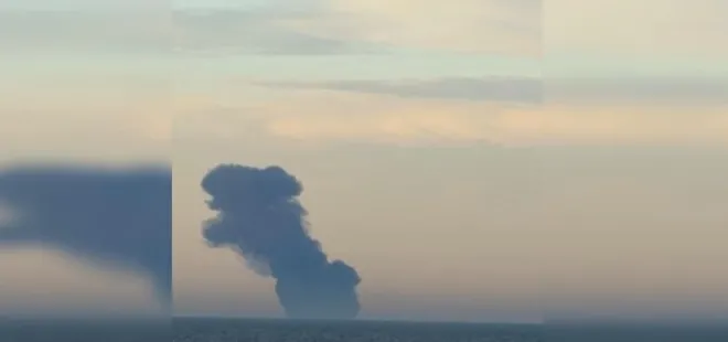 Kefken açıklarında tanker gemisinde patlama