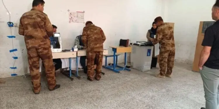 Irak’ta özel oylama tamamlandı