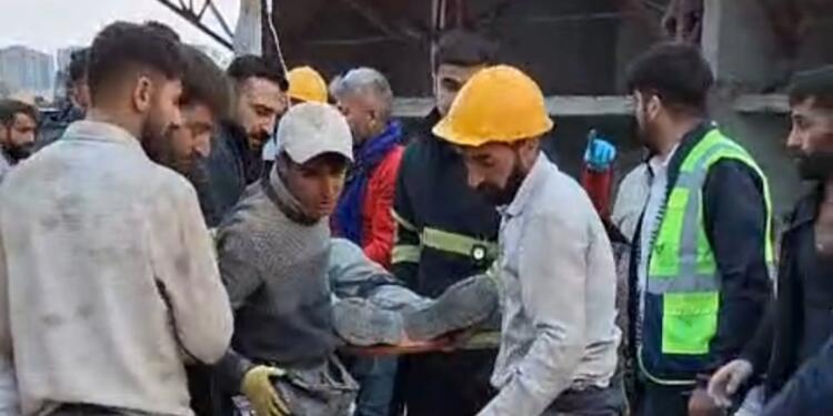 Êlih’te üzerine beton parçaları düşen işçi yaşamını yitirdi