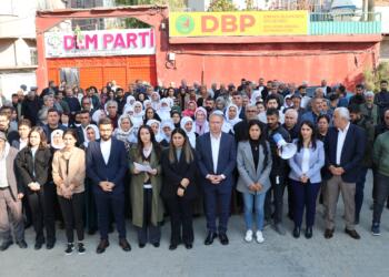 Cizîr Belediye Eşbaşkanlarına yönelik tehdit protesto edildi