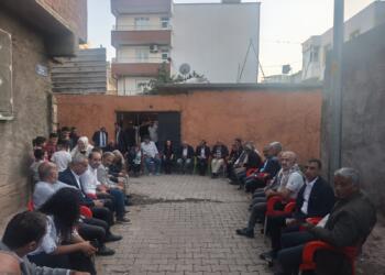 Şiyar Serdar için kurulan taziyeye ziyaret