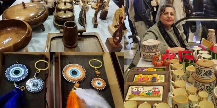 Kadınlar Sine’de el sanatları sergisi açtı