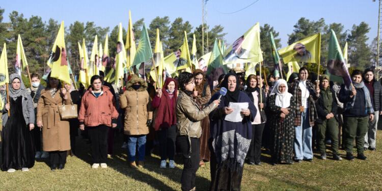 Kadınlar Abdullah Öcalan’ın fiziki özgürlüğünü istedi
