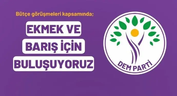 DEM Parti’nin ‘ekmek ve barış için bütçe’ yürüyüşü yarın başlıyor