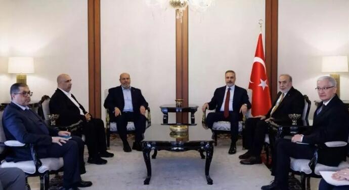 Hakan Fidan, Hamas Heyeti ile görüştü