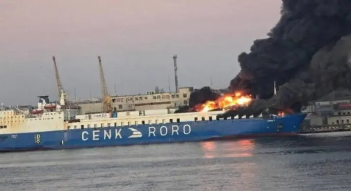 Türkiye gemisine Odessa limanında Rusya saldırısı