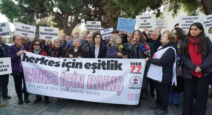 Birçok kentte İnsan Hakları Haftası açıklaması