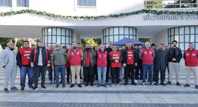 İzBB işçilerinin eylemi 9’uncu gününde