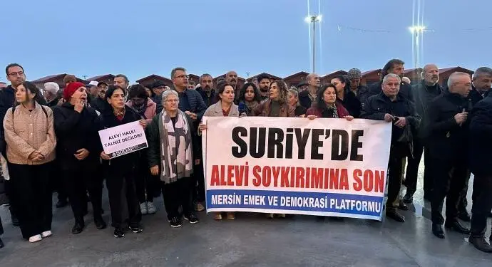 Mersin’de Alevi katliamlarına karşı yürüyüş: Uluslararası toplum sorumluluk almalı