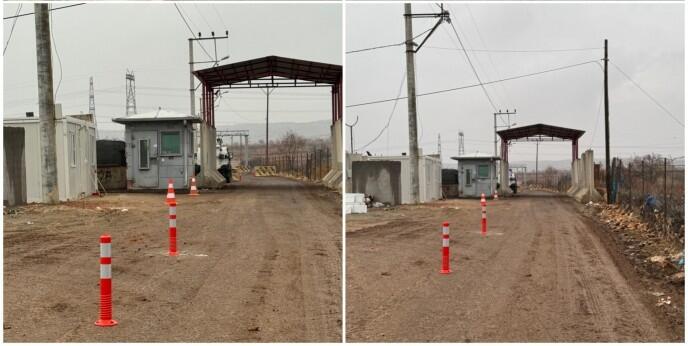 Yolu ‘güvenlik’ diye kapatıp kontrol noktası kurdular