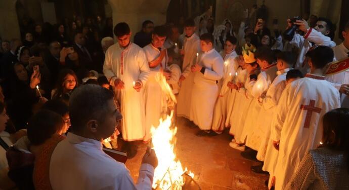 Süryaniler ‘Doğuş Bayramı’nı kutladı