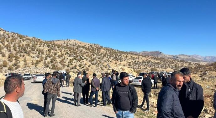 Semsûr’da yurttaşlar taş ocağı çalışmasını durdurdu