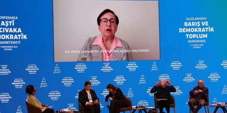 Uluslararası Barış ve Demokratik Toplum Konferansı’ndan kareler