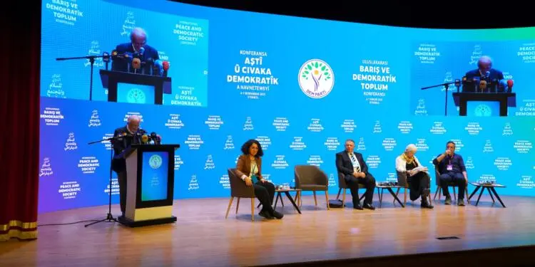 Uluslararası Barış ve Demokratik Toplum Konferansı’ndan kareler