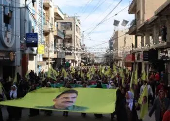 Qamişlo’da kadınlar Abdullah Öcalan için yürüdü