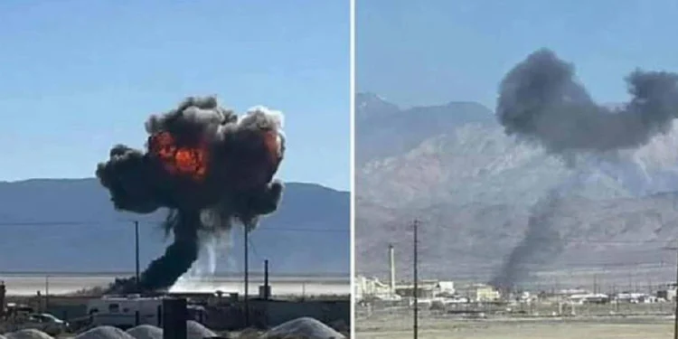 ABD Hava Kuvvetlerinin gösteri uçağı düştü