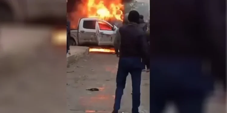 Dêrazor’da patlayıcı yüklü araç patladı: Ölü ve yaralılar var