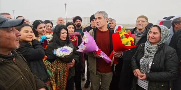 31 yılın ardından tahliye olan Bahattin Öncü Mêrdîn’de kitlesel karşılandı