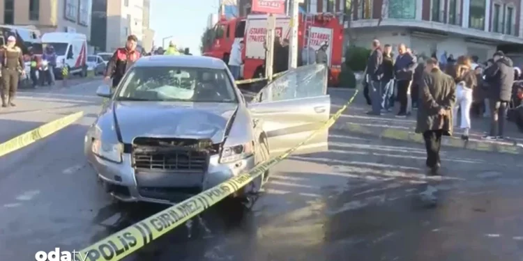 Şişli’de otomobil yayalara çarptı: Ölü ve yaralılar var