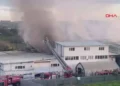 Tuzla’da fabrika yangını