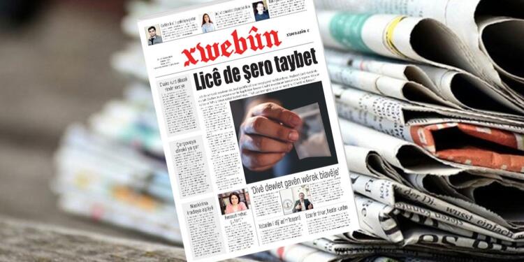 Xwebûn Gazetesi ‘Licê’de özel savaş’ manşetiyle çıktı