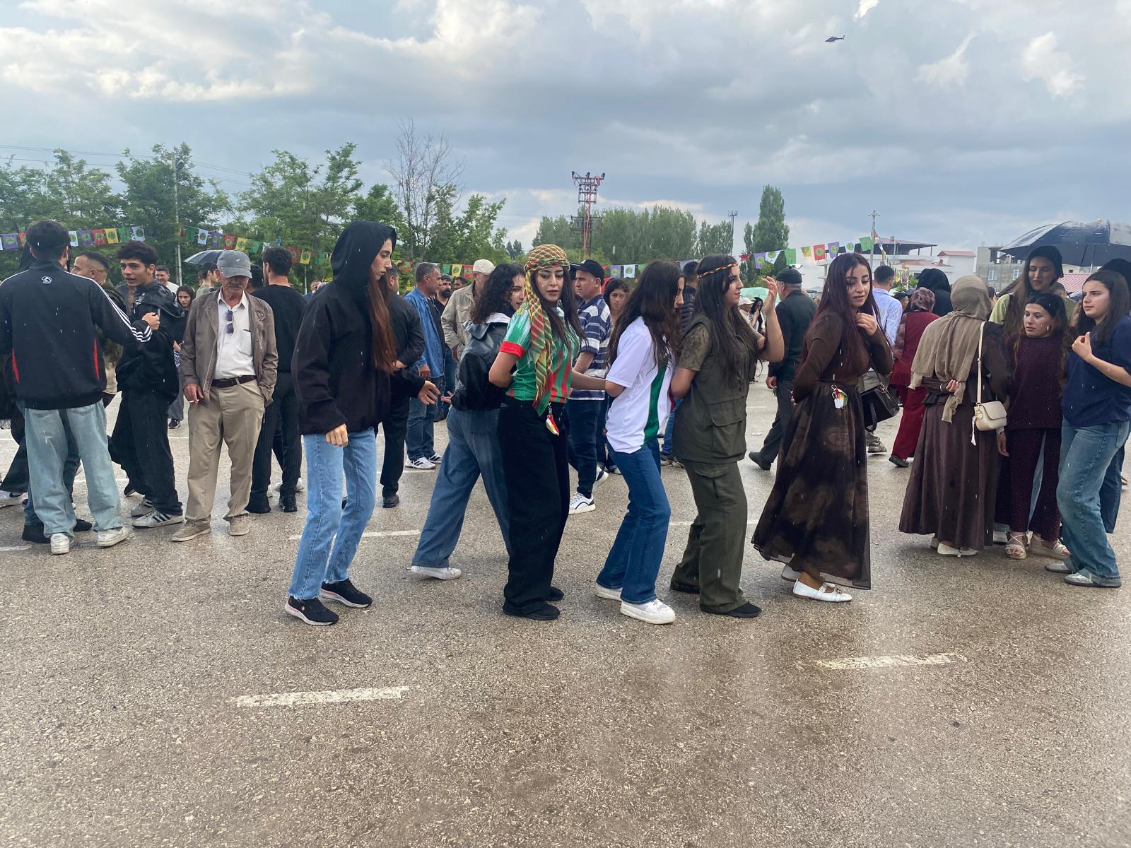 Wan’da halk ‘Özgürülük Mitingi’ için alanda